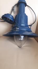 Mooie Vintage Hanglamp Fisherman Visserslamp Scheepslamp, Ophalen, Zo goed als nieuw, Glas, Minder dan 50 cm