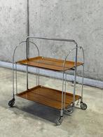 Opvouwbare Serveerwagen Trolley Bremshey & Co 1970s, Gebruikt, Ophalen of Verzenden, X, X