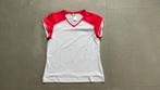 Tennis shirt Artengo maat 38 wit rood, Kleding | Dames, Maat 38/40 (M), Wit, Ophalen of Verzenden, Zo goed als nieuw