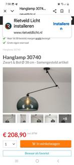 Hanglamp met pendel, Huis en Inrichting, Lampen | Hanglampen, Ophalen of Verzenden, Zo goed als nieuw, Minder dan 50 cm