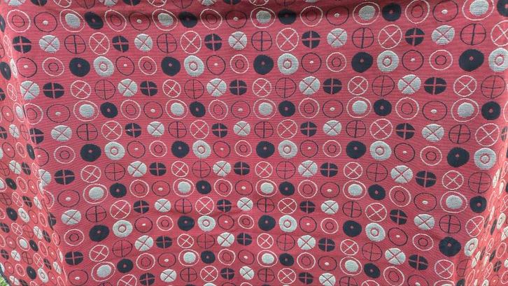 Vintage Charles and ray eames stof 1947, Hobby en Vrije tijd, Stoffen en Lappen, Zo goed als nieuw, Katoen, 120 cm of meer, 200 cm of meer