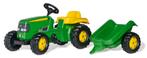 ROLLYKID JOHN DEERE incl kar Traptractor Traptrekker tractor, Ophalen, Nieuw, Trapvoertuig