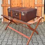Kofferstandaard kofferrek hout opklapbaar hotelrek Engeland, Ophalen
