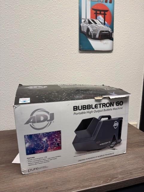 bubbletron go machine bellenblaas, Muziek en Instrumenten, Licht en Laser, Zo goed als nieuw, Licht, Ophalen