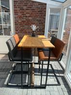 Bar tafel met krukken, Ophalen, Zo goed als nieuw