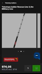 Telesteps Rescue Line 3,5mtr telescoop ladder NIEUW!!!, Ophalen, ., Nieuw, Ladder
