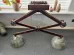Vintage / industriële hanglamp, Huis en Inrichting, Lampen | Hanglampen, Ophalen, Zo goed als nieuw, Vintage / industrieel, 75 cm of meer