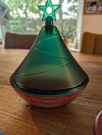 Kerstboom Tupperware + 2 bakjes 0,6 liter + deksels, Huis en Inrichting, Ophalen of Verzenden, Gebruikt, Groen, Bak of Kom