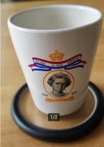 Beker Juliana 25 jaar Koningin., Verzamelen, Ophalen, Zo goed als nieuw, Nederland, Overige typen