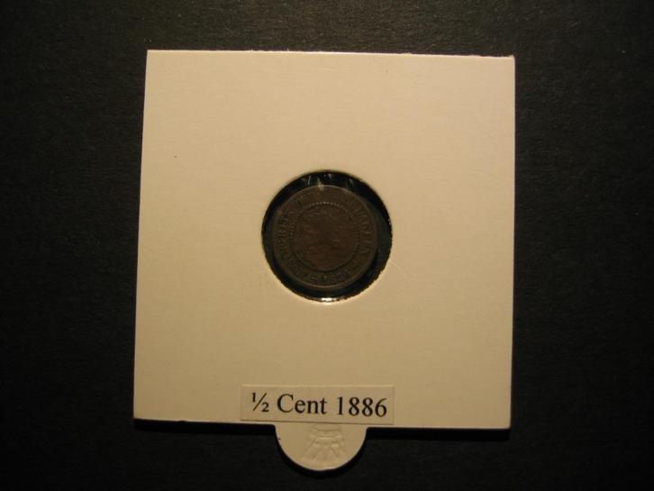 Diverse munten van een ½ Cent., Postzegels en Munten, Munten | Nederland, Overige waardes, Koningin Wilhelmina, Ophalen of Verzenden