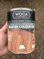 WOCA Master Colour Oil - Halfvol - Gratis Ophalen, Doe-het-zelf en Verbouw, Verf, Beits en Lak, Gebruikt, Bruin, Beits, Ophalen of Verzenden