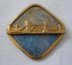 Vintage design broche Uhlig Tower Bridge, Overige materialen, 4 tot 7 cm, Overige kleuren, Ophalen of Verzenden