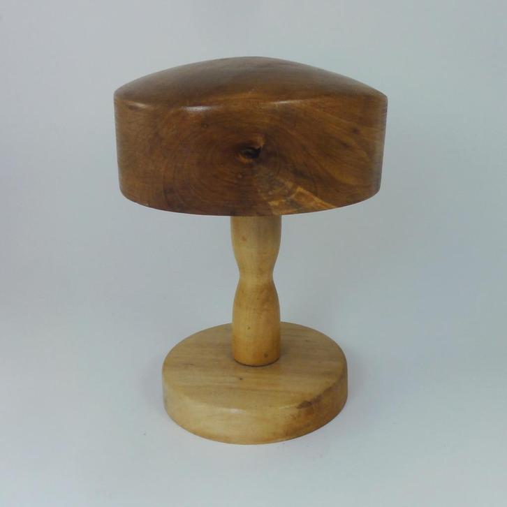 Houten hoedenmal Vintage hoedenstandaard hoedendisplay, Antiek en Kunst, Curiosa en Brocante, Ophalen of Verzenden