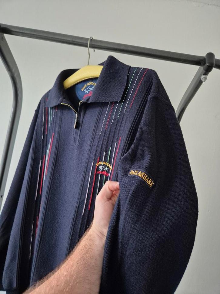 Paul Shark wollen trui maat L met rits, Kleding | Heren, Truien en Vesten, Ophalen of Verzenden