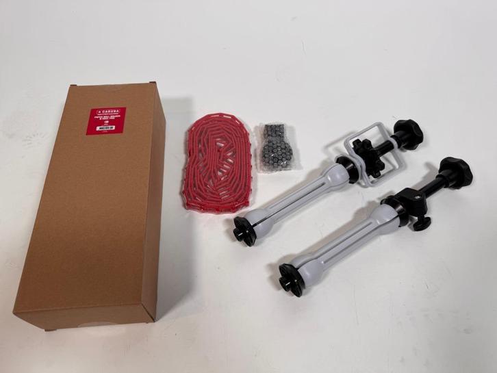 Expan Set voor achtergrondpapier + kunststof rode ketting, Audio, Tv en Foto, Fotografie | Fotostudio en Toebehoren, Nieuw, Overige typen