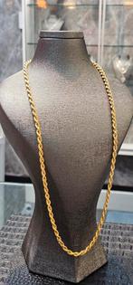 18karaat rope chain 70cm 5mm breed, Sieraden, Tassen en Uiterlijk, Kettingen, Ophalen of Verzenden, Zo goed als nieuw, Goud, Goud
