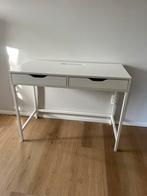 Wit Bureau Alex van Ikea 100x48cm zo goed als nieuw!, Ophalen, Zo goed als nieuw, Bureau