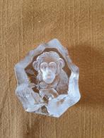 Chimpansee kristal Mats Jonasson, Antiek en Kunst, Antiek | Glas en Kristal, Ophalen of Verzenden
