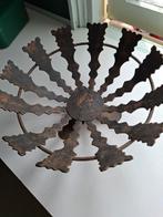 Retro Metalen Fruitschaal, Overige materialen, Gebruikt, Schaal, Rond