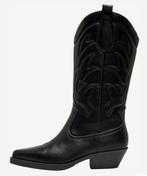 Zwarte cowboy laarzen, Hoge laarzen, Only, Zwart, Nieuw