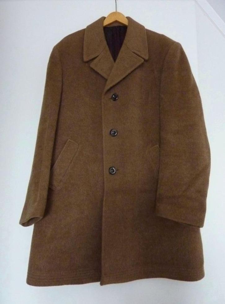 jas heren bruin zuiver scheerwol geruite voering, Kleding | Heren, Jassen | Winter, Zo goed als nieuw, Bruin, Ophalen