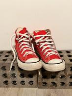 Converse red high sneakers 37,5 (24 cm), Converse, Gedragen, Ophalen of Verzenden, Sneakers of Gympen