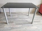 kleine glazen eettafel, Huis en Inrichting, Tafels | Eettafels, Ophalen, Rechthoekig, 100 tot 150 cm, 50 tot 100 cm