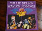 LP - Willie Nelson & Waylon Jennings - 18 Golden Hits, Cd's en Dvd's, Vinyl | Country en Western, Ophalen of Verzenden, Zo goed als nieuw