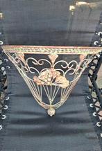 Set van twee, unieke, ijzeren vintage wand consoles, Ophalen of Verzenden, Zo goed als nieuw