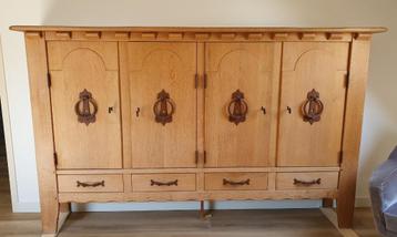 Bram Sprij Brutalist 4-deurs highboard, in uitstekende staat beschikbaar voor biedingen