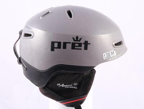 55 56 57 58 59 cm skihelm/snowboardhelm PRET LID, grey/red, Sport en Fitness, Skiën en Langlaufen, Gebruikt, Overige typen, Skiën