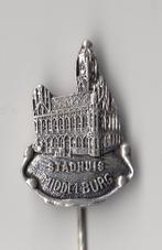 Middelburg Stadhuis Zeeland speldje, Verzamelen, Speldjes, Pins en Buttons, Gebruikt, Niet vindbaar, Niet vindbaar, Speldje of Pin