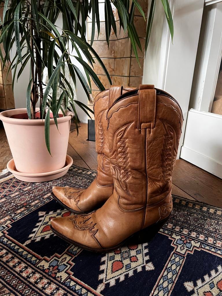 Sendra Cowboylaarzen Bruin Maat 40 - Weinig Gedragen, Ophalen of Verzenden, Zo goed als nieuw, Bruin, Lage of Enkellaarzen