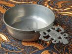 Mooie grote antieke brandy bowl uit Engeland 19,4 cm., Antiek en Kunst, Antiek | Tin, Ophalen of Verzenden