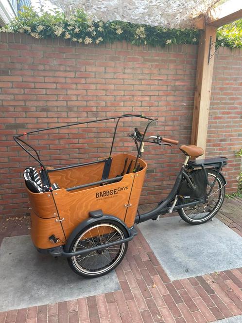 Babboe E-curve, (elektrische) bakfiets 2023, Fietsen en Brommers, Fietsen | Bakfietsen, Zo goed als nieuw, 4 kinderen of meer