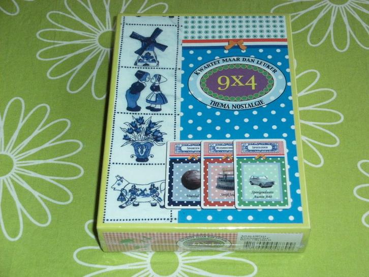 Nieuw in seal: Nostalgie kwartet, Verzamelen, Speelkaarten, Jokers en Kwartetten, Nieuw, Kwartet(ten), Ophalen of Verzenden