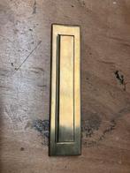 Messing brievenbus vintage, Tuin en Terras, Brievenbussen, Ophalen of Verzenden, Gebruikt, Overige materialen