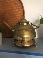 Keteltje met theelichtje van koper, Ophalen of Verzenden