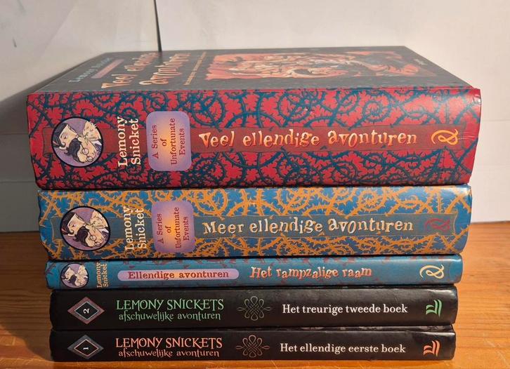 Lemony Snicket dl 1 tm 9 HC zgan, Boeken, Kinderboeken | Jeugd | 10 tot 12 jaar, Zo goed als nieuw, Ophalen of Verzenden