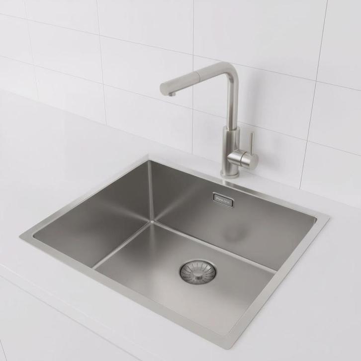 Nieuwe Pure Sink Prestige RVS Spoelbak 50x40, Huis en Inrichting, Keuken | Keukenelementen, Nieuw, Minder dan 100 cm, 50 tot 100 cm