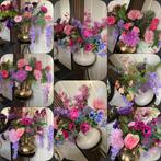 Boeket in 💕Toetervaas💕Luxe Zijden bloemen Zijde, Ophalen of Verzenden, Nieuw