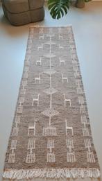 Handmade Vintage-Style Tunisian Runner Rug tapijt– 70x218 cm, Grijs, Rechthoekig, Nieuw, 200 cm of meer