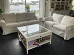 Super mooie landelijke witte 2 en 3 zitsbank ikea Ektorp!!!, Ophalen of Verzenden, Zo goed als nieuw, 75 tot 100 cm, 200 tot 250 cm