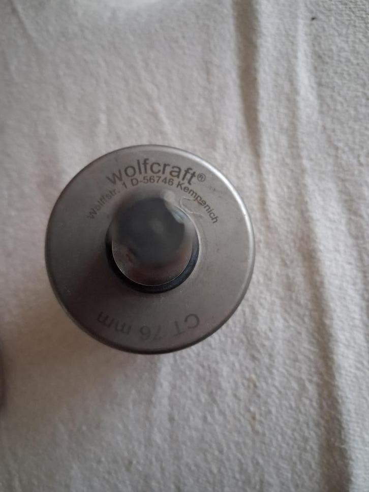 Wolfcraft gatenzaag SDS-Plus 76mm, Doe-het-zelf en Verbouw, Gereedschap | Handgereedschap, Zo goed als nieuw, Ophalen of Verzenden