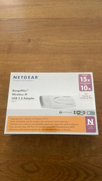 Netgear wireless N USB 2.0 Adapter WN111-100GES beschikbaar voor biedingen
