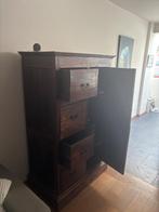 Koloniale kast, Huis en Inrichting, Kasten | Ladekasten, Gebruikt, 100 tot 150 cm, Koloniaal, Ophalen of Verzenden