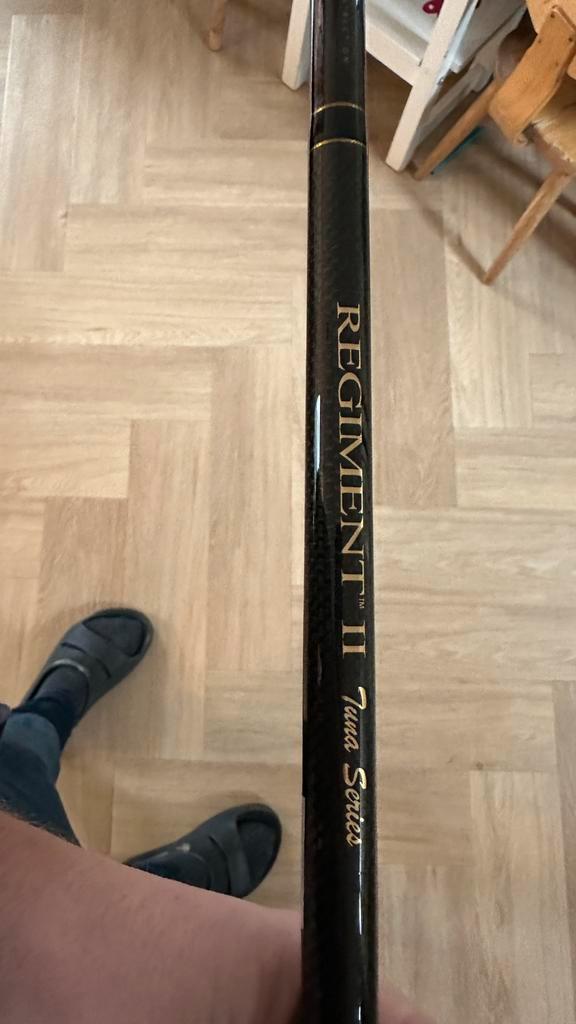 Penn regiment II tuna hengel, Watersport en Boten, Hengelsport | Witvissen, Zo goed als nieuw, Werphengel, Ophalen