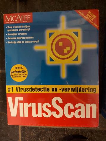 Mc Afee virusscan 1998/1999 geseald