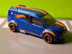 Hotwheels - Ford Transit Connect [blauw] 1/60, Ophalen of Verzenden, Gebruikt, Auto
