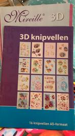 Boekje, 3d knippen,16 Knipvellen, Hobby en Vrije tijd, Kaarten | Zelf maken, Ophalen of Verzenden, Nieuw